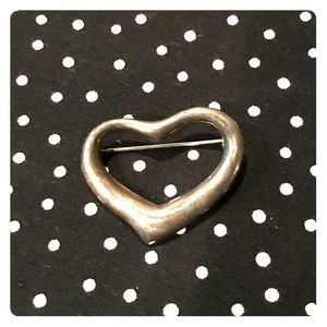 Sweet Sterling SU 925 MEXICO Heart Pin/Brooch